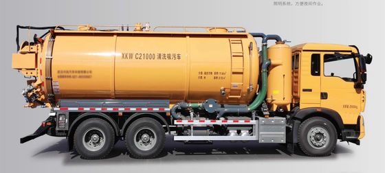 C21000 Camion d'aspiration et de nettoyage des eaux usées pour vos besoins de nettoyage industriel