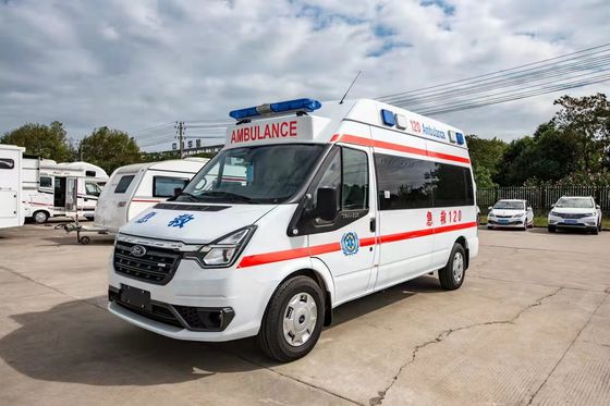 Ford Transit Ambulance médicale d'urgence Blanc 4×2 huile diesel