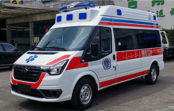 Ambulance d'urgence médicale de 9 places Ford Transit