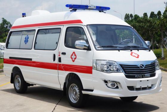 Ambulance médicale d'urgence Jinlong Benzine 7 sièges 4×2