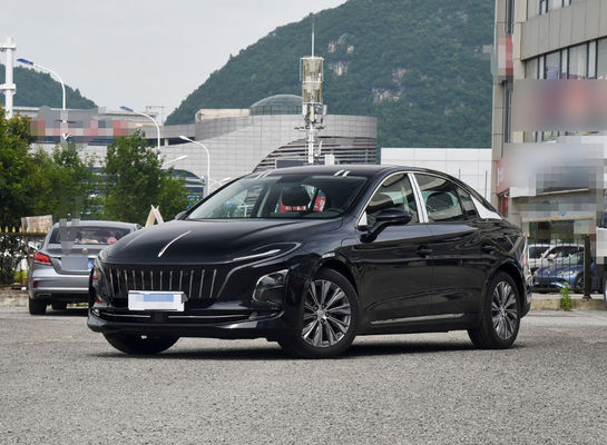 Hongqi voiture électrique EV 140Kw 5 places voiture électrique roue avant conduite noire