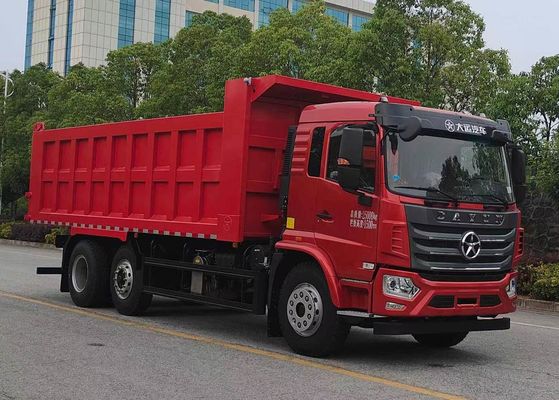 Camion de transport de marchandises auto-déchargement Dayun à trois essieux à traction arrière diesel 3 places 8×2 transmission manuelle 30 tonnes