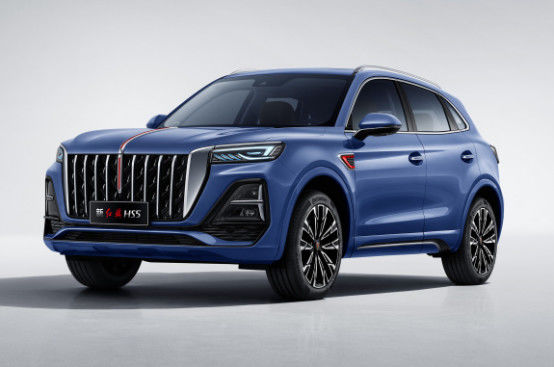 Un bon prix. Véhicule utilitaire de sport bleu Hongqi 185kw 5 places essence Hongqi Suv en ligne