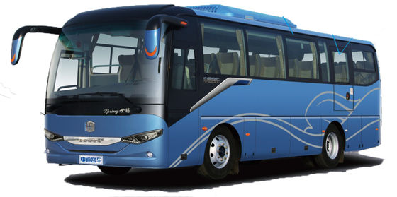 Un bon prix. Blue Diesel 31 places 40 places autocar de circulation bus arrière arrière 6 × 2 en ligne