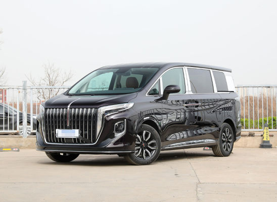 Un bon prix. Black Hongqi 7 places minivan MPV haut de gamme de luxe voiture de réception d'affaires en ligne
