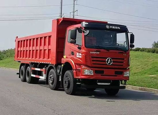 Un bon prix. 22 mètres carrés 10 mètres Four Axle Dump Truck Diesel 3 sièges Traction arrière manuelle 8×4 en ligne
